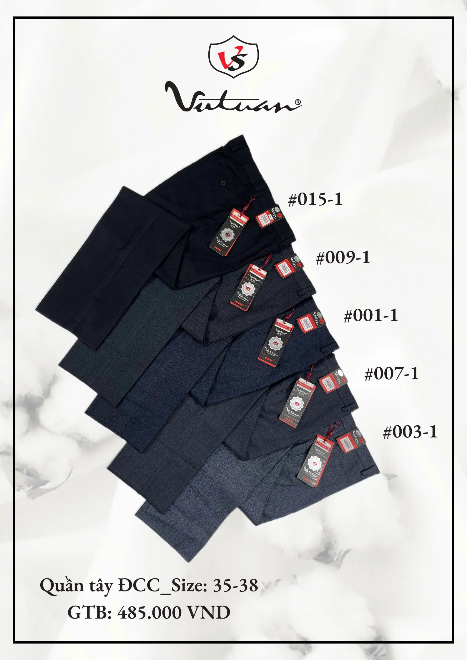 Quần Tây ĐCC Size 35 - 38 VT3
