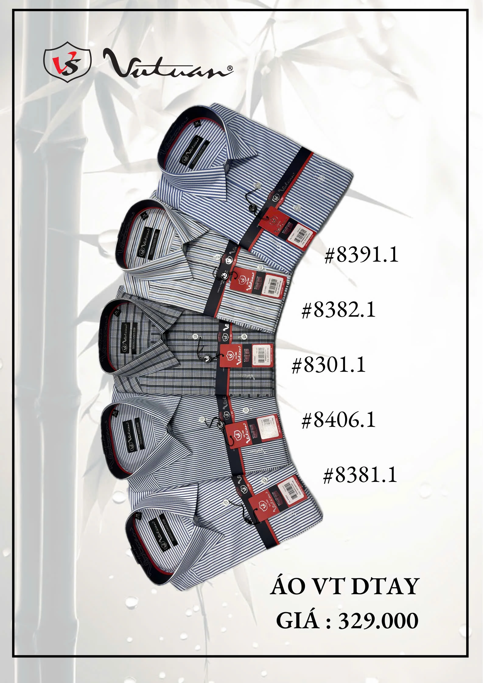 Áo Sơ Mi Vũ Tuấn Dài Tay