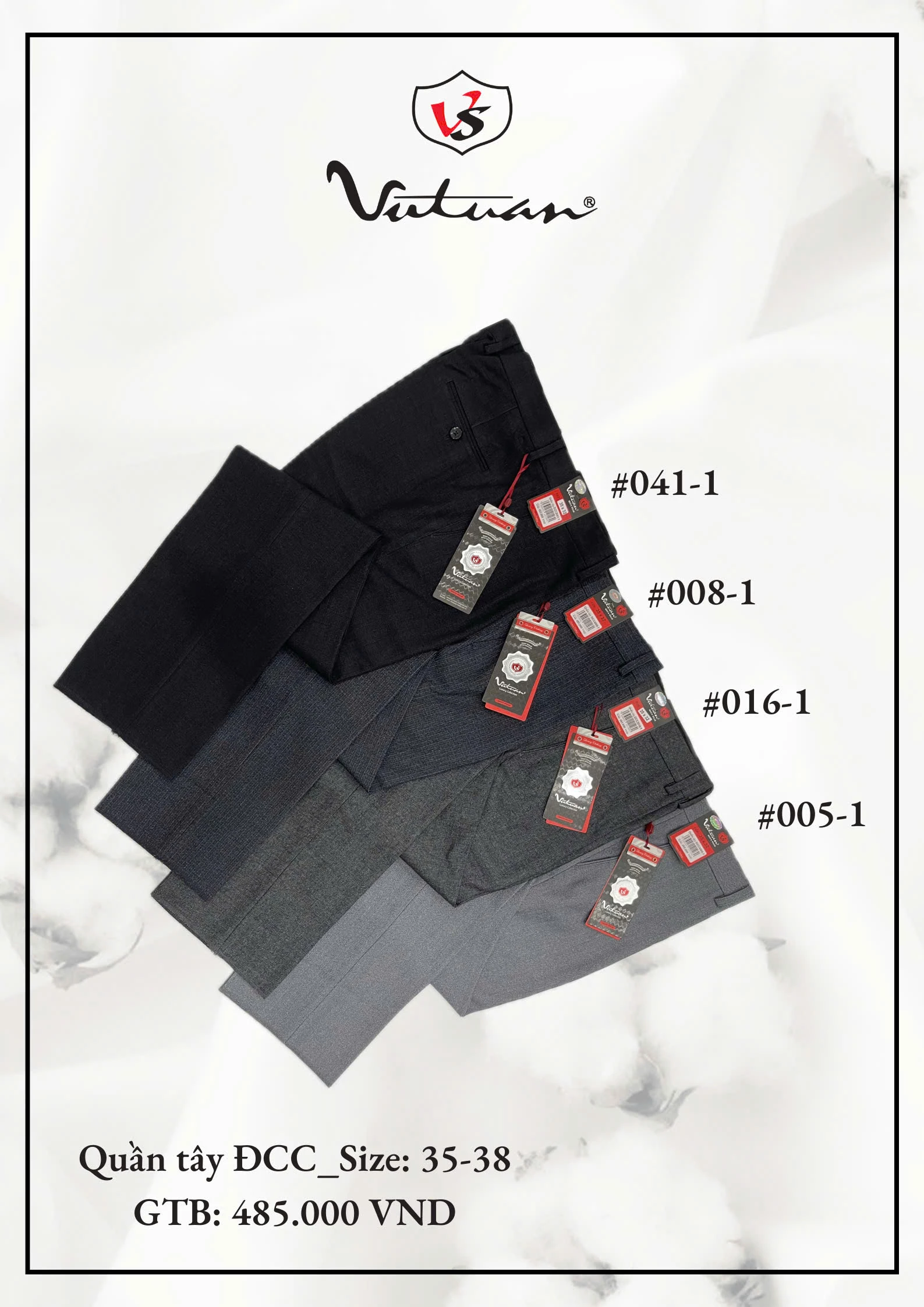 Quần Tây ĐCC Size 35 - 38 VT1