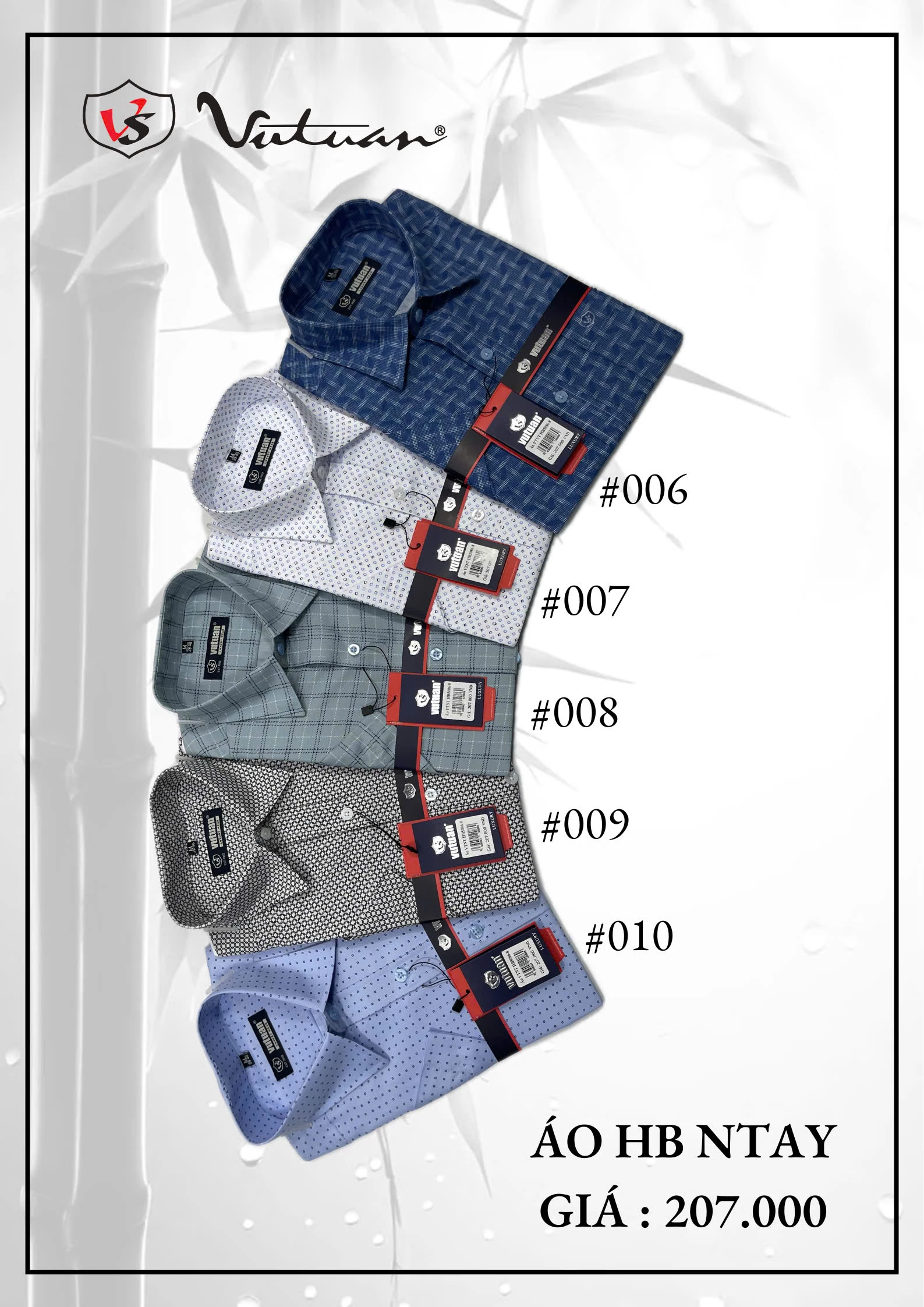 Áo Sơ Mi HB Ngắn Tay VT2