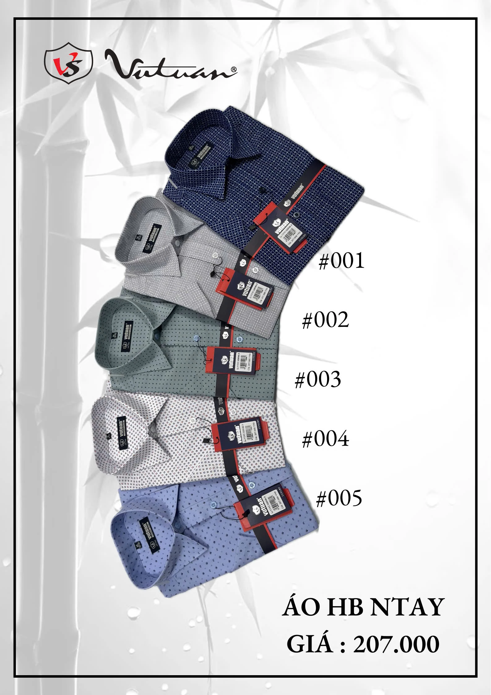 Áo Sơ Mi HB Ngắn Tay VT1