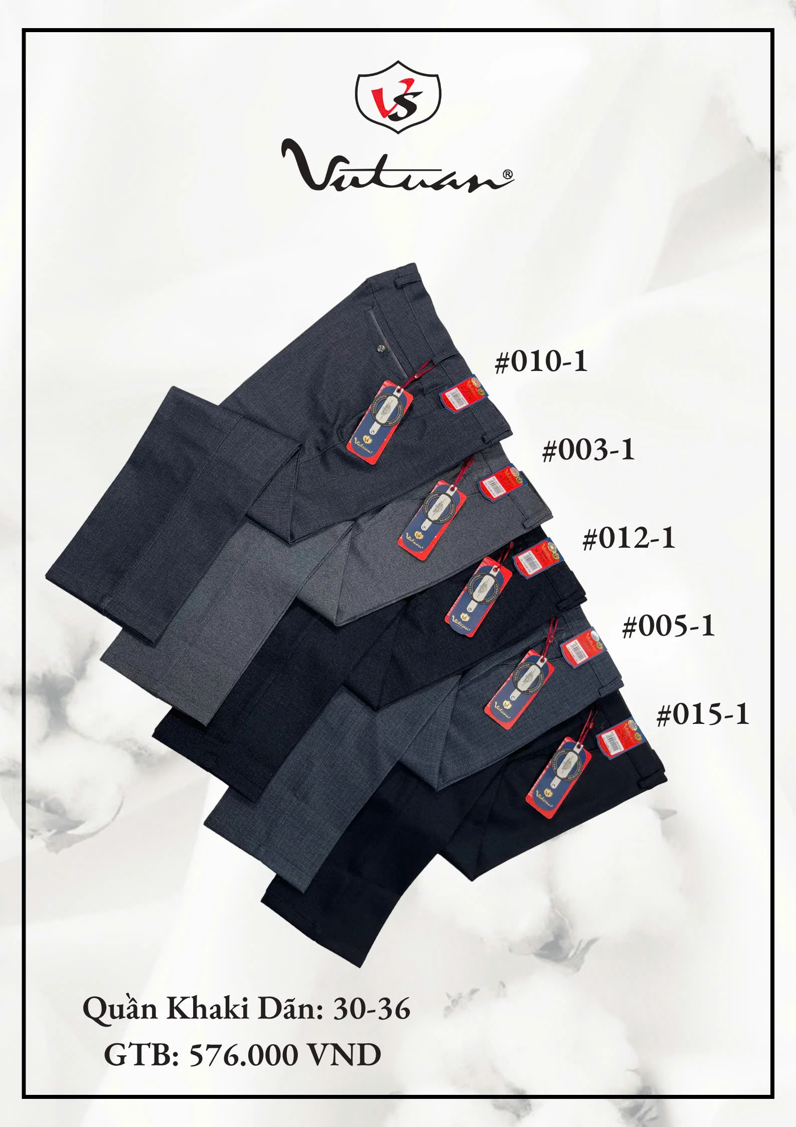 Quần Kaki Dãn 30-36 VT1